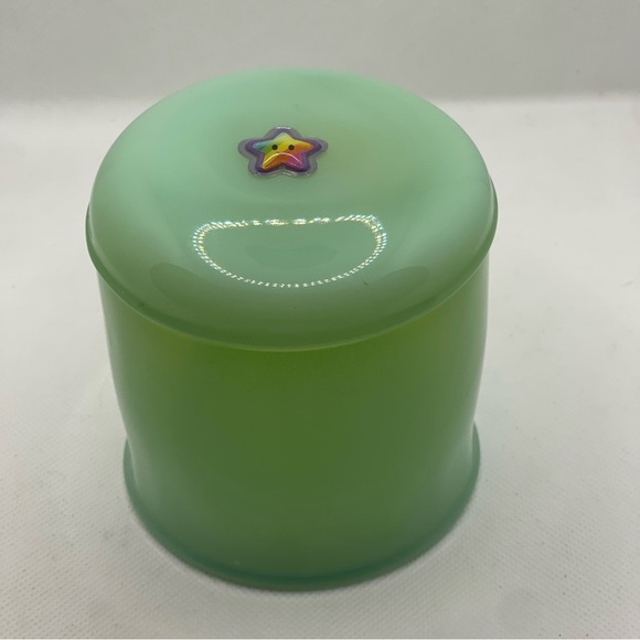 Green Glass Jar with Star Lid - Picture 1 of 10